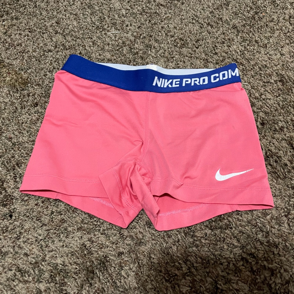 Nike Pro Compression Shorts - Small - Pink
